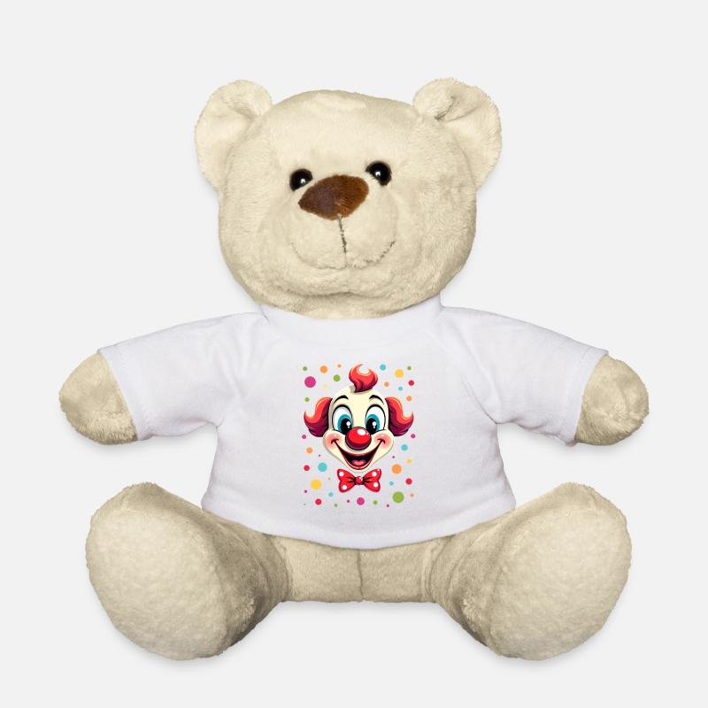 Déguisement de clown de carnaval Carnaval Carnaval - Nounours - blanc