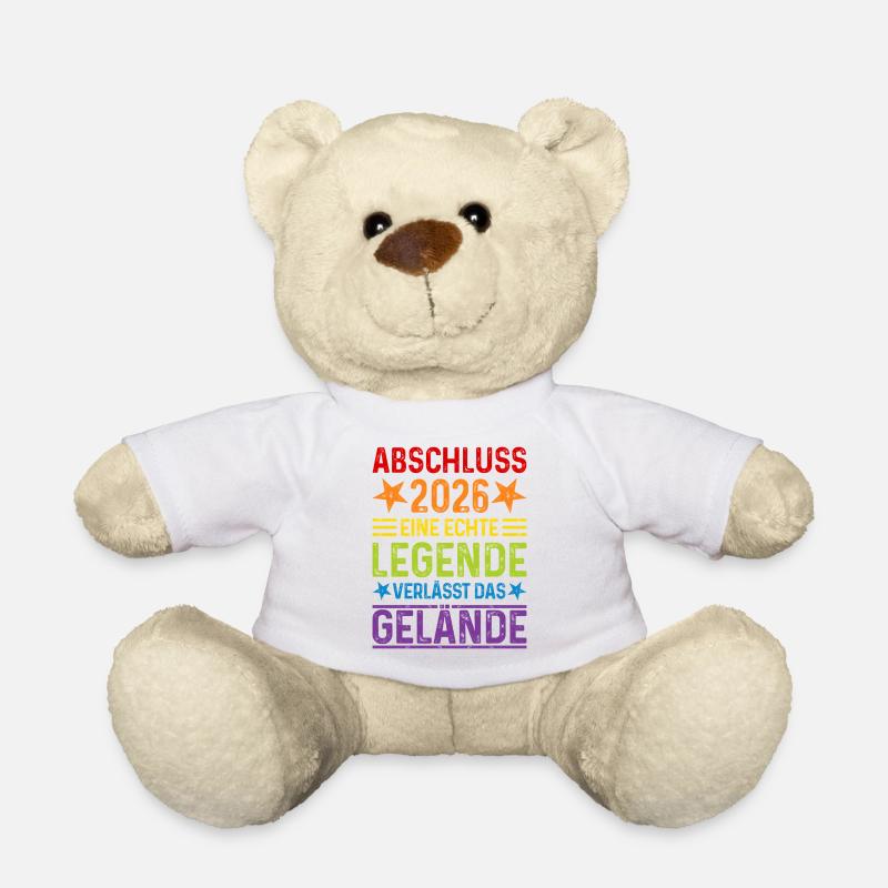 Abschluss 2026 Echte Legende verlässt das Gelände - Teddy - Weiß