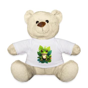 Frog - Teddy Bear - white - Front