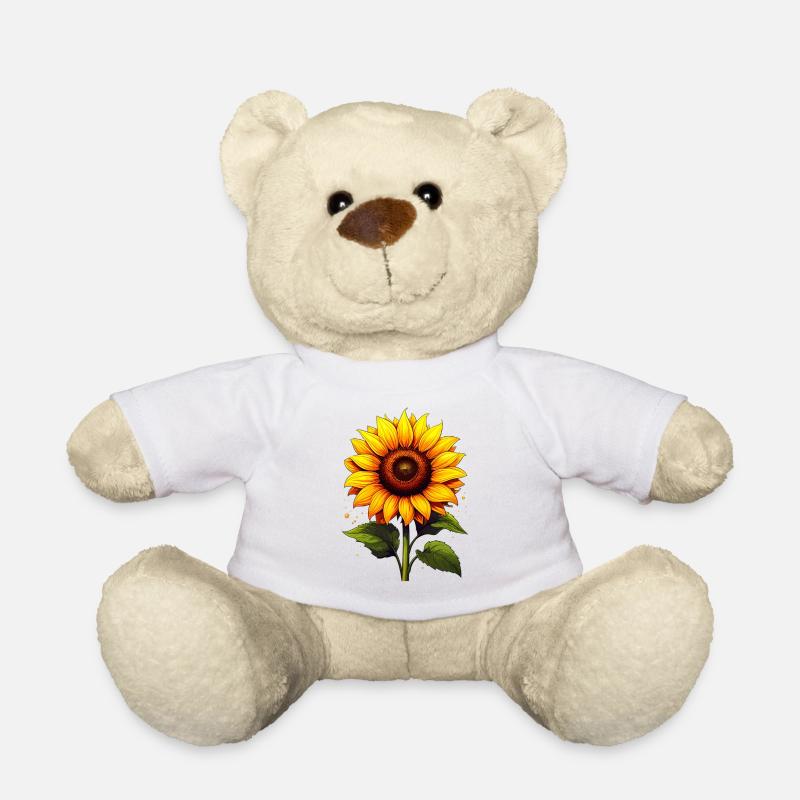 tournesol - Nounours - blanc