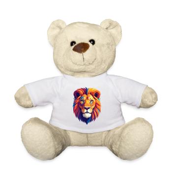 Tête de lion - Nounours - blanc - Devant