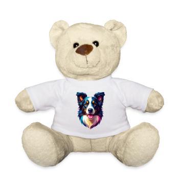 Border Collie - Nounours - blanc - Devant