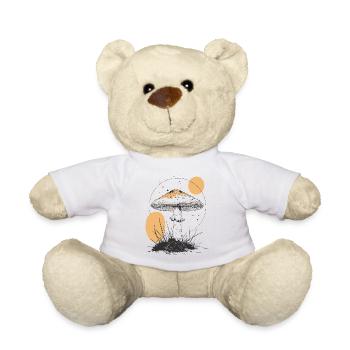 Mondschein Waldpilz Silhouette - Teddy - Weiß - Vorne