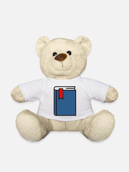 Journal relié de la Bible à livres épais - Nounours - blanc