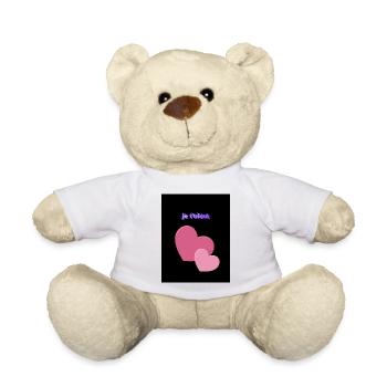 Ich liebe dich - Teddy - Weiß - Vorne