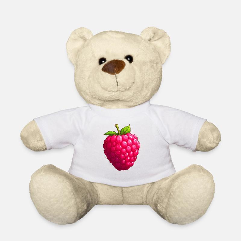 Himbeere - Teddy - Weiß