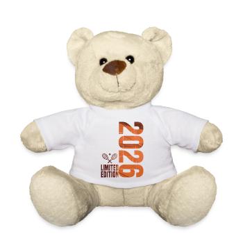 Tennis 2026, Limited Edition Shirt, Hoodie, Socken - Teddy - Weiß - Vorne