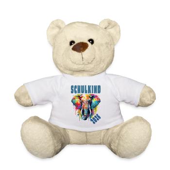 Elefant Schulkind 2026 Tier Einschulung - Teddy - Weiß - Vorne