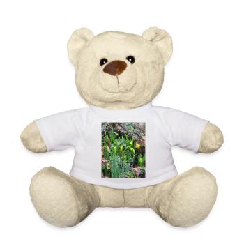 EC Flowers I Daffodil I Gift I Spring - Teddy Bear - white - Front