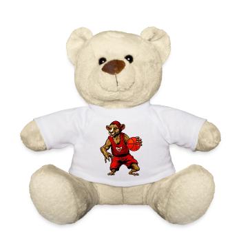 Basketball Ratte - Teddy - Weiß - Vorne