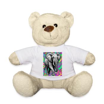 Elefant - Teddy - Weiß - Vorne