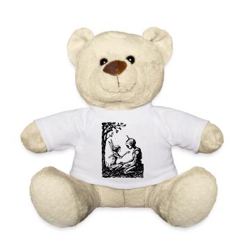 Une fée répare un robot - Nounours - blanc - Devant