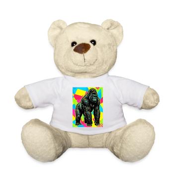 gorille - Nounours - blanc - Devant