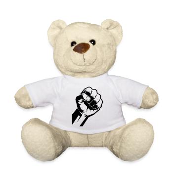 Fist - Teddy Bear - white - Front