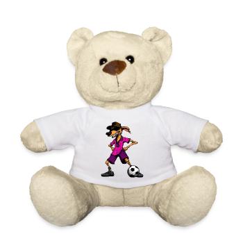 Australian Shepherd Fussball - Teddy - Weiß - Vorne