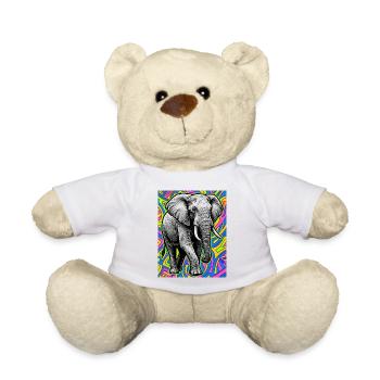 Elefant - Teddy - Weiß - Vorne