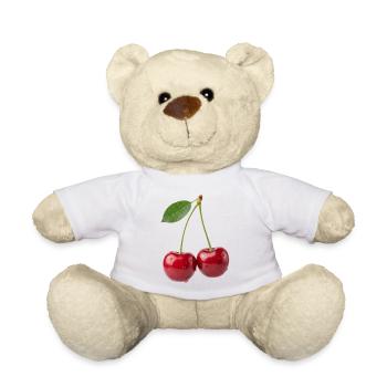 Kirsche Kirschen Cherry Shirt, hoodie, Shorts - Teddy - Weiß - Vorne