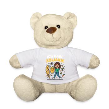 Ich habe Zöliakie glutenfrei leben - Teddy - Weiß - Vorne