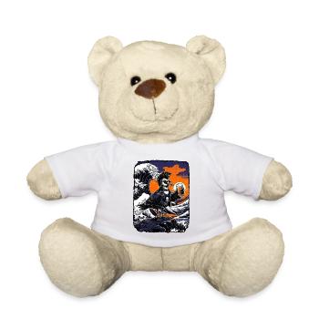 Kawaii Punker Seagull Beer - Teddy Bear - white - Front