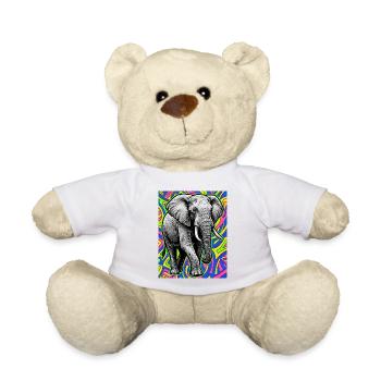 Elefant - Teddy - Weiß - Vorne