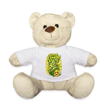 Super Lemon Haze Graffiti-Kunstdruck - Teddy - Weiß - Vorne