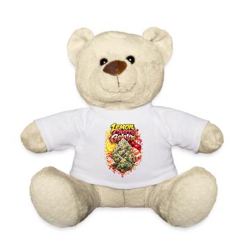 Zitronenkirsch-Gelato-Graffiti-Druck - Teddy - Weiß - Vorne