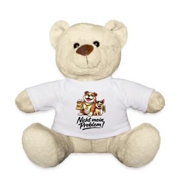 Luxus-Hundebande Cartoon - Teddy - Weiß - Vorne
