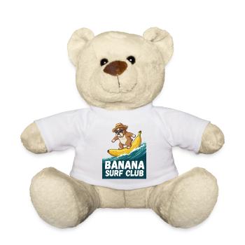 Bouledogue Surf Banane - Nounours - blanc - Devant