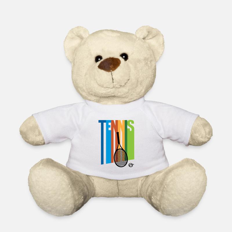 Tennis Rest mit Pallino - Teddy - Weiß