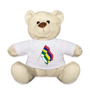 Terschelling-Flagge – Inselstolz - Teddy - Weiß - Vorne