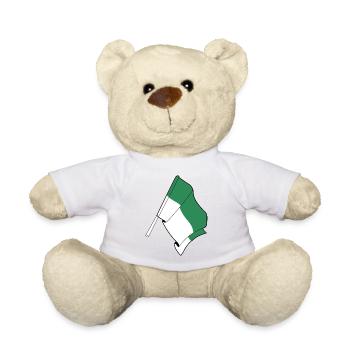 Vlieland-Flagge – Island Pride - Teddy - Weiß - Vorne