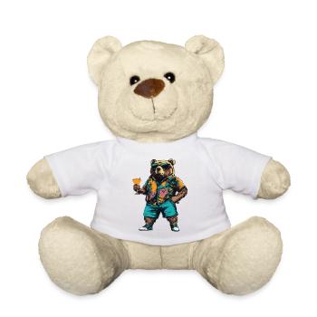 Bear Comic Summer - Teddy Bear - white - Front