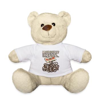 Kein Bock Mehr - Teddy - Weiß - Vorne