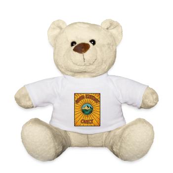 Good energy only mountain scenery - Teddy Bear - white - Front