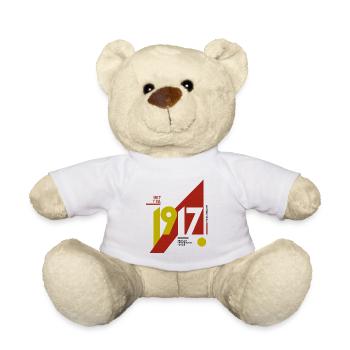 1917 - Russian Revolution - Teddy Bear - white - Front