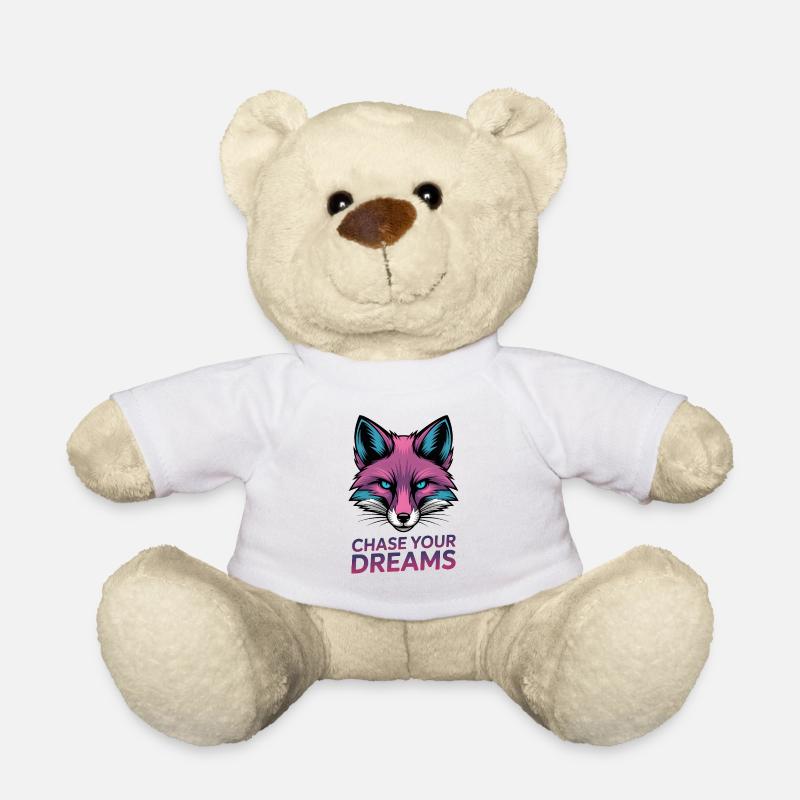 Fuchs-Jagd-Träume - Teddy - Weiß