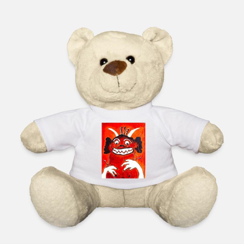 The Monster - Teddy Bear - white