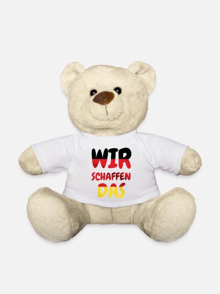 Wir Schaffen Das - Teddy - Weiß