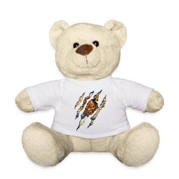 Samurai Claw - Teddy - Weiß - Vorne