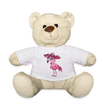 Sombrero comique Flamingo - Nounours - blanc - Devant