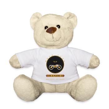 MotoClub Liberté Plein Gaz - Nounours - blanc - Devant