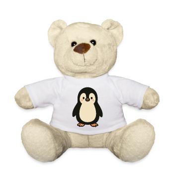 Kleiner Pinguin - Teddy - Weiß - Vorne