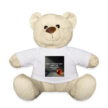 Ce qui est montré maintenant n’est pas nécessaire plus tard - Nounours - blanc - Devant
