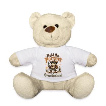 Grenouille Cowboy Humour Surcharge Sensorielle - Nounours - blanc - Devant