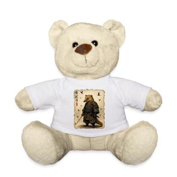 Meerkat Samurai: Schattenkatana - Teddy - Weiß - Vorne