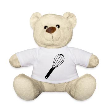Whisk Cook Gift - Teddy Bear - white - Front