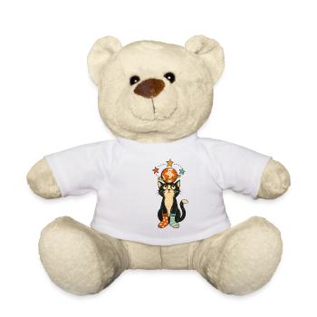 Planetenkatze - Teddy - Weiß - Vorne