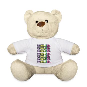 Cooler Schriftzug für Schulkind-Design - Teddy - Weiß - Vorne