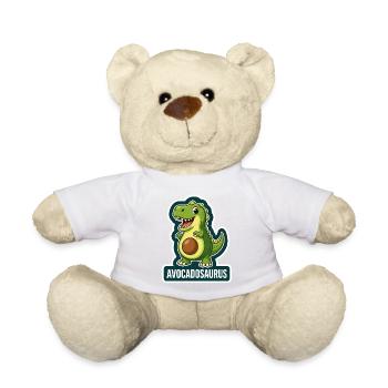 Niedlicher Avocadosaurus Dinosaurier T-Rex - Teddy - Weiß - Vorne