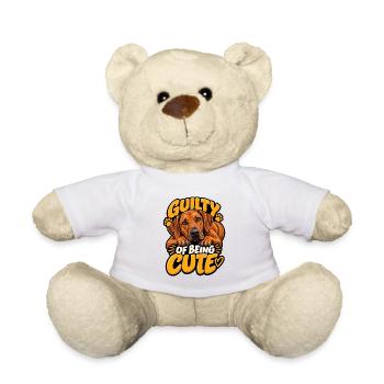 Rhodesian Dog - Teddy Bear - white - Front